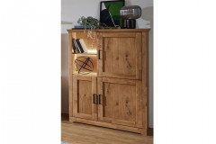 Boston-living von IDEAL Möbel - TV-Unterteil Asteiche bianco