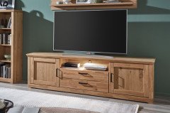 Boston-living von IDEAL Möbel - TV-Unterteil Asteiche bianco