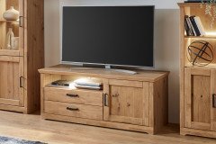 Boston-living von IDEAL Möbel - TV-Unterteil Asteiche bianco