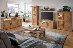 Boston-living von IDEAL Möbel - TV-Unterteil Asteiche bianco