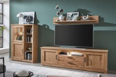 Boston-living von IDEAL Möbel - TV-Unterteil Asteiche bianco