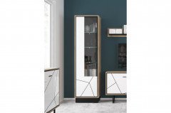 Brolo von Meble Wojcik - TV-Kommode BROK01 Eiche/ weiß