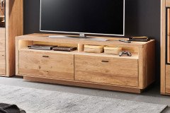 Vamos von IDEAL Möbel - Wohnwand in Asteiche/ Kaminholzoptik