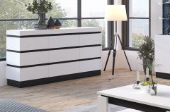 Corte/ Campania von Meble Wojcik - Couchtisch Eiche/ grau