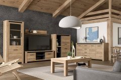 San Cayetano von Forte - Couchtisch Mauvella Oak