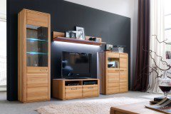 Sena von MCA - Wohnwand 1004720 Kernbuche, geölt, 4-teilig