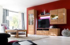 Sena von MCA - Wohnwand 1004720 Kernbuche, geölt, 4-teilig