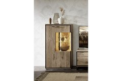 Ruben von Wohnconcept - Vitrine 4T 78 HH 01 in Viking Oak Nature