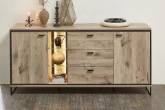 Ruben von Wohnconcept - Vitrine 4T 78 HH 01 in Viking Oak Nature
