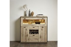Ruben von Wohnconcept - Vitrine 4T 78 HH 01 in Viking Oak Nature