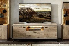 Ruben von Wohnconcept - Vitrine 4T 78 HH 01 in Viking Oak Nature
