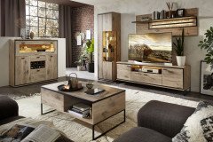 Ruben von Wohnconcept - Vitrine 4T 78 HH 01 in Viking Oak Nature