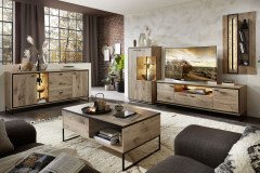 Ruben von Wohnconcept - Vitrine 4T 78 HH 01 in Viking Oak Nature