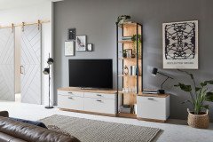 Basset von IDEAL Möbel - TV-Unterteil in Modern white