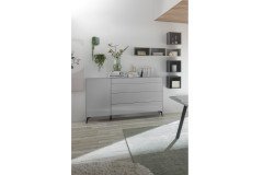 Imola von Mäusbacher - Highboard in Kreidegrau