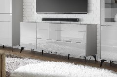 Imola von Mäusbacher - Highboard in Kreidegrau