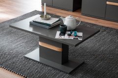 Marsalla von MCA - Vitrine grau/ Balkeneiche