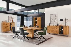 Arezzo von MCA - Wohnwand 1007830 Ast-/ Balkeneiche/ anthrazit