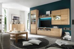 Sena von MCA - Wohnwand 1004720 Kernbuche, geölt, 4-teilig