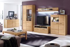 Sena von MCA - Wohnwand 1004720 Kernbuche, geölt, 4-teilig