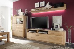 Sena von MCA - Wohnwand 1004720 Kernbuche, geölt, 4-teilig