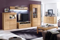 Sena von MCA - Wohnwand 1004720 Kernbuche, geölt, 4-teilig