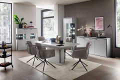 Mori von MCA furniture - Wohnwand 1003445 in Modern white