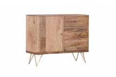 Scan von GUTMANN - Beistelltisch-Set 65158 Akazie/ Metall