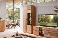 Donna von Wohnconcept - Wohnwand aus Wildeiche, dreiteilig