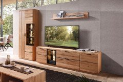 Donna von Wohnconcept - Wohnwand aus Wildeiche, dreiteilig