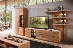 Donna von Wohnconcept - Wohnwand aus Wildeiche, dreiteilig