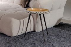 Gatsby-living von GUTMANN - Beistelltisch 62603-50 Eisen/ Mango