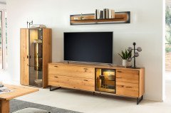 Assini von MCA - Wohnwand 1007685 Ast-/ Balkeneiche