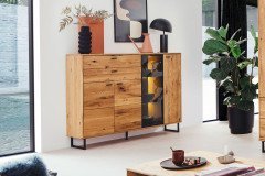 Arezzo von MCA - Wohnwand 1007830 Ast-/ Balkeneiche/ anthrazit