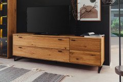 Arezzo von MCA - Wohnwand 1007830 Ast-/ Balkeneiche/ anthrazit