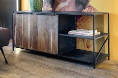 Flip-living von GUTMANN - Lowboard 67726 Akazie/ Metall