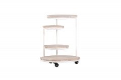 Ivory von GUTMANN - Beistelltisch-Set 63349 aus Akazie/ Metall