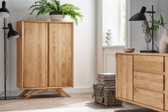 Vegas von TPT Möbel - Lowboard aus Wildeiche natur geölt