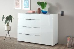 Santorin von Bega Consult - Kommode in Weiß