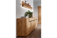 Aruba-living von SKALIK - Wandboard aus massiver Eiche natur geölt