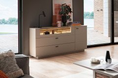 Lüttich von MCA - TV-Unterteil mit Glasausschnitt im Deckblatt