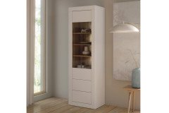 Lefkadas von Forte - Sideboard white/ Mauvella Oak