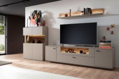 Lüttich von MCA - TV-Unterteil mit Glasausschnitt im Deckblatt