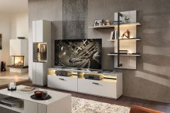 Como von Wohnconcept - Wandboard mit einem Glasablageboden