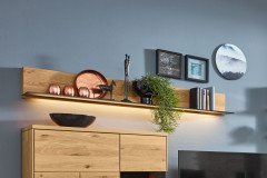 Portland-living von Musterring - Couchtisch Wildeiche mit Bronzeglas