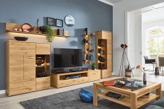 Portland-living von Musterring - Couchtisch Wildeiche mit Bronzeglas