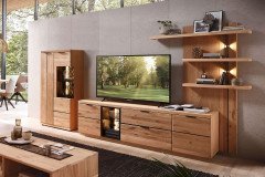 Donna von Wohnconcept - Wohnwand aus Wildeiche, dreiteilig