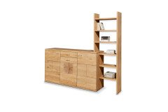 Portland-living von Musterring - Couchtisch Wildeiche mit Bronzeglas