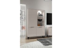 Chicago von set one by Musterring - Hängeschrank HS-1-120 flamed wood black