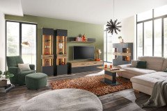 Quincy von set one by Musterring - Couchtisch ZAMT03 anthrazit/ Eiche